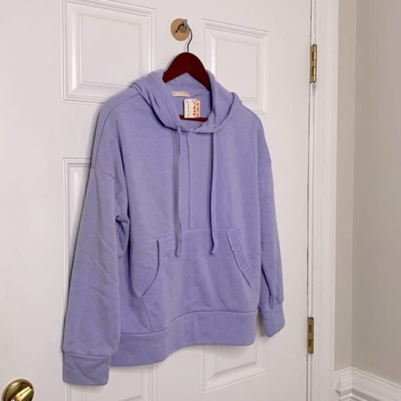 Free People FP Movement Work It Out Jogger Hoodie Women's Purple NWT Size: Small - Picture 3 of 7